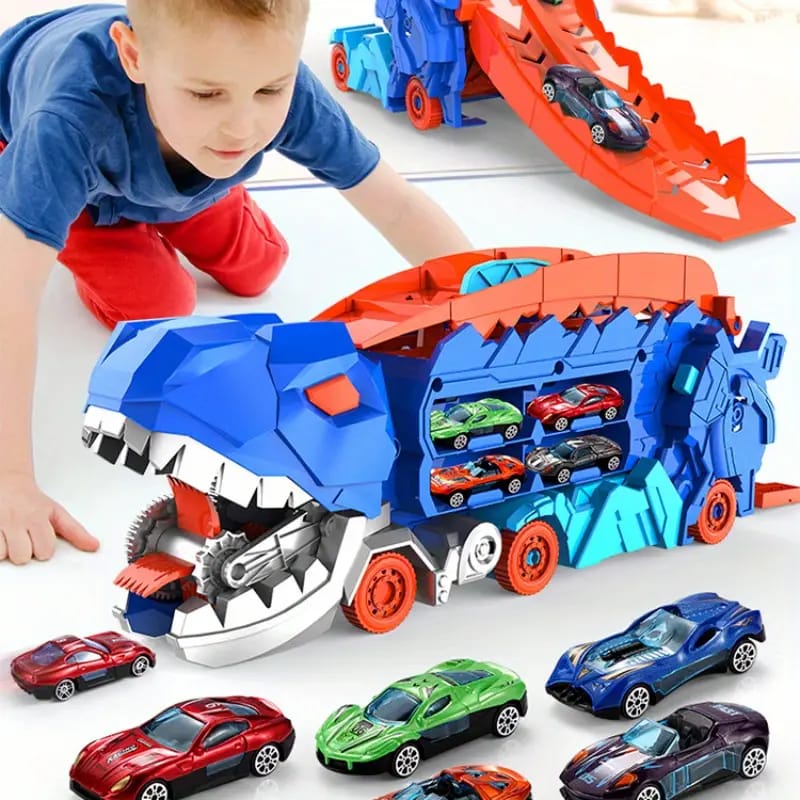 SUPER DINO TRAGA CARROS  3 en 1