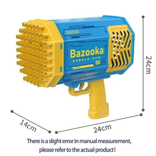 BAZOOKA LANZA BURBUJAS PREMIUM