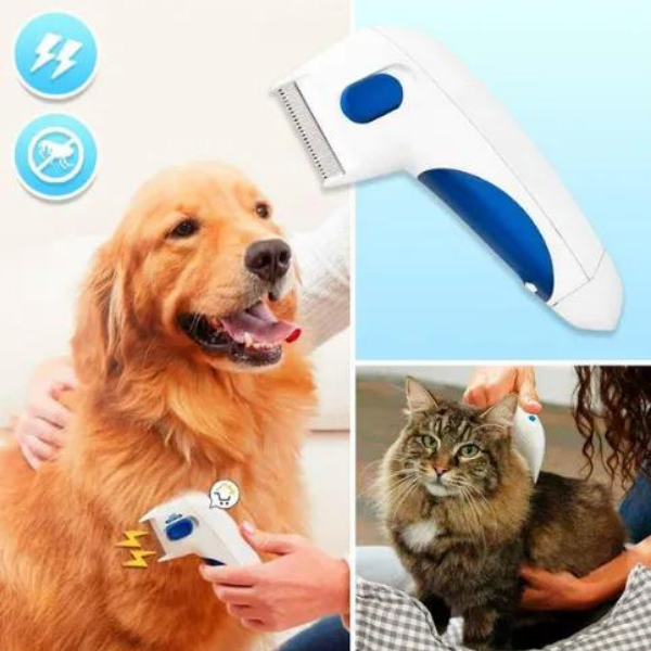 Peine Eléctrico para Perros y Gatos | Elimina Pulgas y Garrapatas FLEA DOCTOR ™