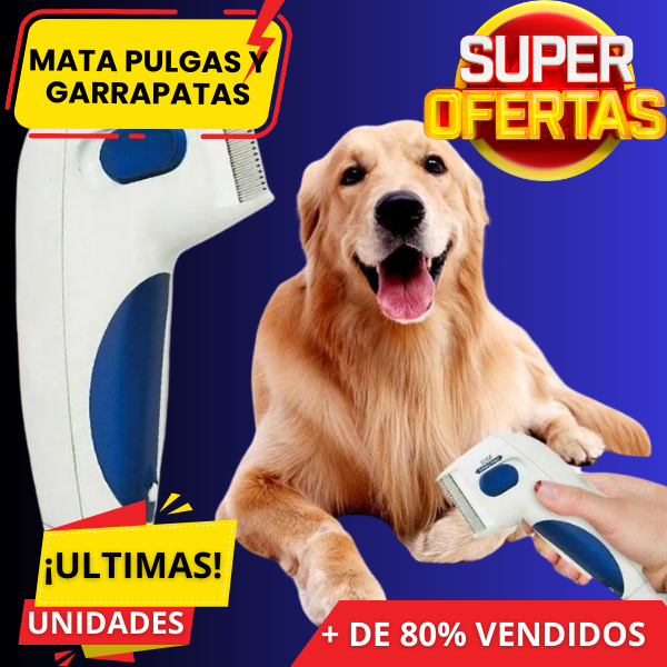 Peine Eléctrico para Perros y Gatos | Elimina Pulgas y Garrapatas FLEA DOCTOR ™