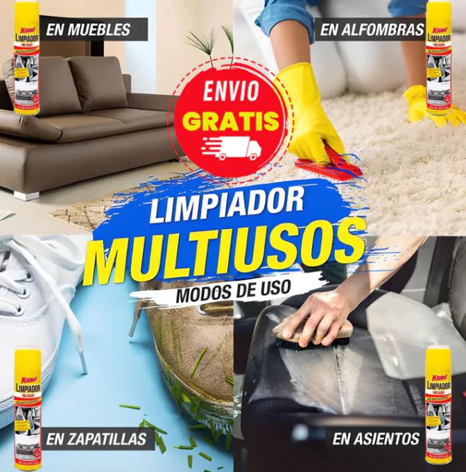 LIMPIADOR MULTISUO - Espuma para Lavado al Seco